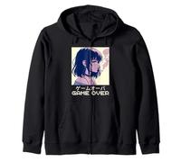 Juego de Anime Triste Japonés de los 90 para Chicas Over Vaporwave Aesthetic Sudadera con Capucha