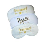 Juego de antifaz para dormir de novia, máscara de dama de honor, JGA, bienestar, despedida de soltera, fiesta, boda, novia para beber, zapatillas, spa, spa, despedida de soltera, regalo de dama de