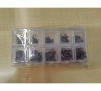 Juego de anzuelos de pesca, 100 piezas