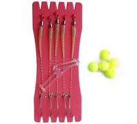 Juego de anzuelos de pesca de carbohidratos con línea para aplicaciones de aparejo de pelo compatible con técnicas europeas del grupo alimentador (2#)