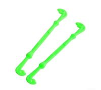 Juego de anzuelos de pesca de plástico para pesca en el mar, incluye 2 unidades con contraste amarillo y verde y referencia de tamaño de 15 cm (verde)