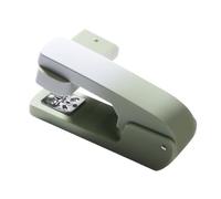 Juego de apilador de escritorio ergonómico, herramienta compacta, encuadernadora giratoria Durabll 360 grados, grapadora giratoria de alta capacidad de hoja, mecanismo de prensa simple para