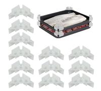 Juego de apiladores de bandejas, divisores de bandejas para liofilizadora - 12 apiladores de despensa para gabinete - Contenedor de hielo para congelador, soporte para, accesorios para liofil