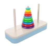Juego de Apilamiento de Estructuras de Diez Niveles para Preescolares | Plástico, Aprendizaje Temprano y Actividades Montessori, para Concursos de Construcción, Paciencia y Familia