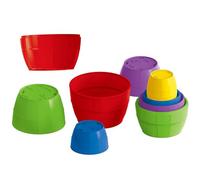 Juego de apilamiento de la Copa Interactiva: juguetes educativos de tazas apilables con letras y números, tazas coloridas para el aprendizaje, juego divertido para niños y desarrollo de motores
