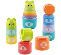 Juego De Apilamiento De Tazas - 100g Apilables,Tazas Puzzle Apilables | Juguetes Para Más 6 Meses, Pañales Coloridos Con Letras Y Cifras, Baño
