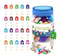 Juego de aprendizaje de conteo - Segmentos caprichosos de estilo cónico, manipulación del desarrollo cognitivo, práctica de coordinación del alfabeto, fortalecimiento de la conciencia del símbolo de