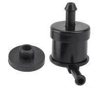 Juego de arandelas de goma de válvula de retención de combustible 576618101 para motosierra, cortasetos, piezas de soplador, kit de prevención de fugas, color negro, 2 piezas