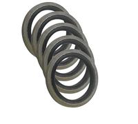 Juego de arandelas unidas de 20/50/100 Uds., junta de tapón de drenaje de aceite de goma metálica for M6/M8/M10/M12/M14/M16, anillo de sellado de arandela combinado(16mm 100pcs)