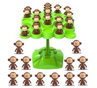 Juego de árbol de equilibrio | Juguete apilable de mono | Juego de mesa educativo interactivo | Actividad de entrenamiento de enfoque de habilidades motoras finas para niños, hogar, aula, mesa,