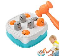 Juego de Arcade Mole Toys-Funny, Actividad emocionante para niños pequeños | Entrenamiento de coordinación Mano-, Juguetes de Aprendizaje temprano, Juego de Martillo Colorido, Juego de Interior, re