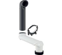 Geberit Monolith Set curvo para WC suspendido, gris, 131088291 - CM