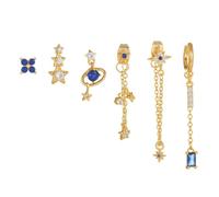 Juego de aretes chapados en oro con borlas para mujer, diseñados para una declaración de moda versátil, piezas elegantes y cómodos aretes