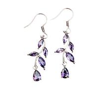 Juego de aretes colgantes de moda para mujeres y niñas, elegantes, para fiestas, espectáculos, temperamento, delicados, aretes de circonita completa, con diseño de leopardo, talla única, Cobre