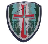 Juego de armas: juguete de espuma para juego de simulación medieval, escudo vikingo portátil | Armas de juegoo de simulación, arma de espuma para niños, niños y niñas, accesorio de batalla seguro