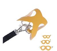 Juego de arn¨¦s y correa para h¨¢mster Sin tirones Arn¨¦s a rayas de cobaya Arn¨¦s para h¨¢mster Chaleco o Hur¨®n, Iguana, H¨¢mster, Drag¨®n barbudo Amarillo