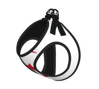 Juego de arnés con diseño de bandera de Argelia para gatos y perros, reflectante, ajustable, chaleco de malla suave transpirable con correa a prueba de escapes, para mascotas pequeñas y cachorros