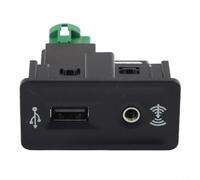 Juego de arnés de interruptor AUX USB para Golf 7 MK7 GTI R para CarPlay sustituye a 5Q0035726E para modelos 2013-2020 (USB + interruptor auxiliar)