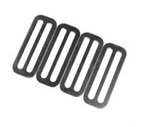 Juego de arnés de placa trasera de buceo, nailon ajustable para correas BCD con herrajes de acero inoxidable, kit de almohadilla de hombro de neopreno, equipo de buceo resistente al agua salada