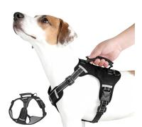 Juego de arnés y correa LED para perro, resistente a los golpes, con cuerda de 1,5 m, arnés reflectante para perros, perros pequeños, medianos y grandes, entrenamiento profesional de la noche