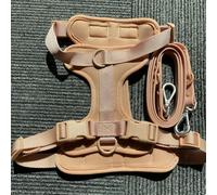 Juego de arnés y Correa para Perro, Correa Impermeable fácil de Limpiar, Chaleco Ajustable para Perro, arnés con Soporte para Bolsa para popó de Perro pequeño, yo