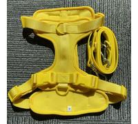 Juego de arnés y Correa para Perro, Correa Impermeable fácil de Limpiar, Chaleco Ajustable para Perro, arnés con Soporte para Bolsa para popó de Perro pequeño, yo