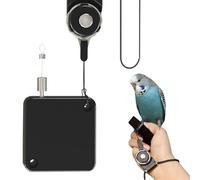 Juego de arneses de aviador - Chaleco ajustable para loros a prueba de fugas con correa retráctil, correa telescópica de 2 m para volar y caminar con seguridad al aire libre, attr