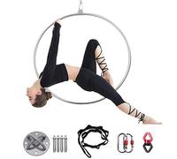 Juego de aros aéreos, anillo de Lyra para circo, aro de yoga de un solo punto para estudio de baile, equipo de fitness aéreo