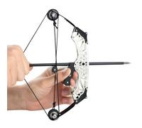 Juego de arquería compuesta con arco profesional, competición profesional, entrenamiento al aire libre, aventura, negro, hexagonal, estilo grande