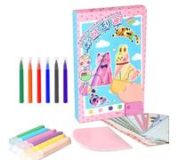 Juego de Arte de Papel Rascado para - Suministros de Arte para Edad De 6 A 8 Años, Libro de Rascado en - De 35 Piezas | Cuaderno De Rascar Para Viajes,