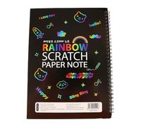 Juego De Arte De Para - 10 Hojas De Para Negro Artístico De íris | Papeles Para Hechos A Mano DIY, Cuaderno De Dibujo De Color Inodoro, Artístico Para, Manualidades Creativas Para Niños