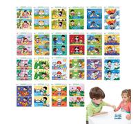 Juego de asignación para niños pequeños - Tarjetas interactivas de resolución de problemas, juguete educativo para resolución de problemas educativos para el desarrollo de niños