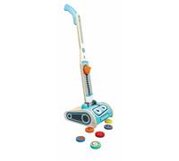 Hape Juego de Aspiradora Interactiva - Robot Aspirador con Función Real y Accesorios de Limpieza
