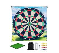 Juego de astillado con bolas adhesivas y dardos, kits de tapete de práctica, accesorios para interiores, patio, familia, al aire libre, para adultos