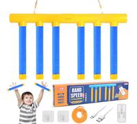 Juego De Atrapar Palos, Juego De Desafío De Reflejos con Palos, 3 Velocidades Descenso, Juguete de Entrenamiento Reacción Coordinación Mano Ojo, Juguete Sensorial para Atrapar Palos, Niños y Adultos