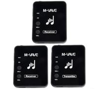 Juego de auriculares inalámbricos con monitor inear de 2 4 GHz con transmisor y receptor recargables, soporta transmisión de audio de baja latencia de hasta 30 metros de alcance (1 receptor trans 2)