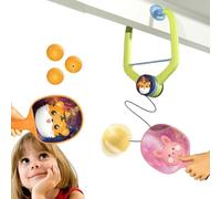 Juego de autoentrenamiento de tenis de mesa | Tenis de Mesa Infantil Ajustable en Altura,Ejercitador de juguete de interacción entre padres e hijos, marco de puerta portátil para interiores y exterior