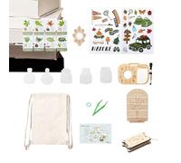 Juego De Aventuras Naturaleza Niños | Plantas Microscopio Juego - Equipo De Juego Al Aire Libre Para Adolescentes | Para Escolares Actividades Escolares Cumpleaños Camping Jardín Patio Exterior