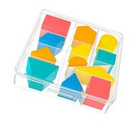 Juego de azulejos educativos con formas geométricas, ayuda para rompecabezas para muñecas educativas de escolar