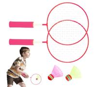 Juego de bádminton para | Juego de bádminton al aire libre para jardín | Deportes al aire libre volante juguetón para jardín parque viajes recreativos principiantes escuela casa