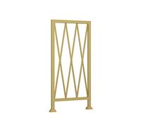 Juego de balaustres de hierro para uso en interiores y exteriores, 5 estilos, incluyendo dorado, perfecto para áticos, balcones, terrazas y necesidades decorativas