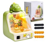 Juego de Baloncesto de Mesa con Forma de Dinosaurio, Mini Aro de Baloncesto para Escritorio, Máquina Recreativa Electrónica con Marcador, Regalo de Cumpleaños para Bebés Varones(Dinosaurs,Charging)
