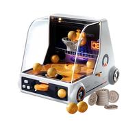 Juego de baloncesto de mesa - Juguete de baloncesto de 8,74 pulgadas con puntaje de partida | Juego interactivo en interiores, desafío de arcades de jugadores para niños, lugar de trabajo, aulas