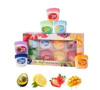 Juego de bálsamo labial, hidratantes nutritivos para la piel, antiagrietamiento, mini juego de bálsamo labial, para mujeres, hombres, niñas, amigos, familia, hermana, novia