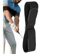 Juego de bandas de brazo de golf, correa de entrenamiento de alineación de oscilación, sistema de corrección de posición de práctica, tamaño pequeño para uso, configuración de juego de putt, control