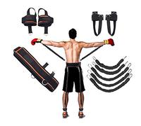 Juego de bandas de resistencia para entrenamiento de boxeo, fuerza y agilidad para las piernas, sistema de correa de entrenamiento para boxeo, MMA, Muay Thai, combate de karate, baloncesto, fútbol