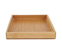 Juego de Bandejas de Bambú Rectangulares de Estilo Japonés para Servir Comida de Yosoo (19.3 x 19.3 x 3 cm)