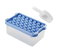 Juego de bandejas for cubitos de hielo de calidad alimentaria, desmoldeo fácil de gran capacidad de 3 piezas for jugo de café, temperatura alta y baja,For Home Kitchen Use(B)