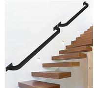 Juego de barandillas antideslizantes de hierro galvanizado, barra de soporte de seguridad para uso en interiores en villas, 120 cm de longitud