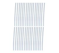 Juego de Barra de Pegamento Termofusible Transparente EVA de Alta Viscosidad, 34 Uds., Fuerte Adherencia, Tamaño de 11x300mm, Juego de Pegamento Caliente Transparente para